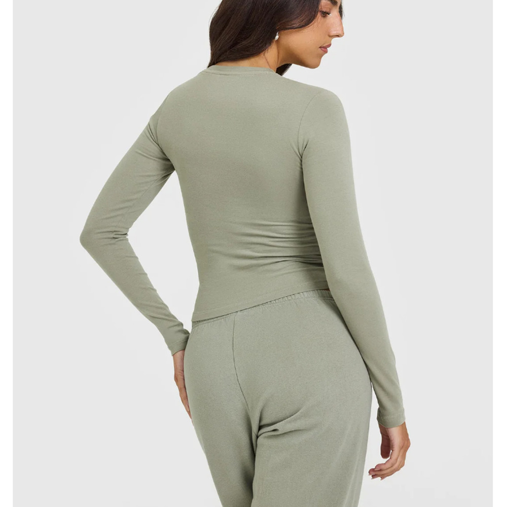 Oner Active Olive Green Long Sleeve Top - Picture 2 of 8